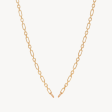 Figaro Charm Chain Necklace — Gold on Sale