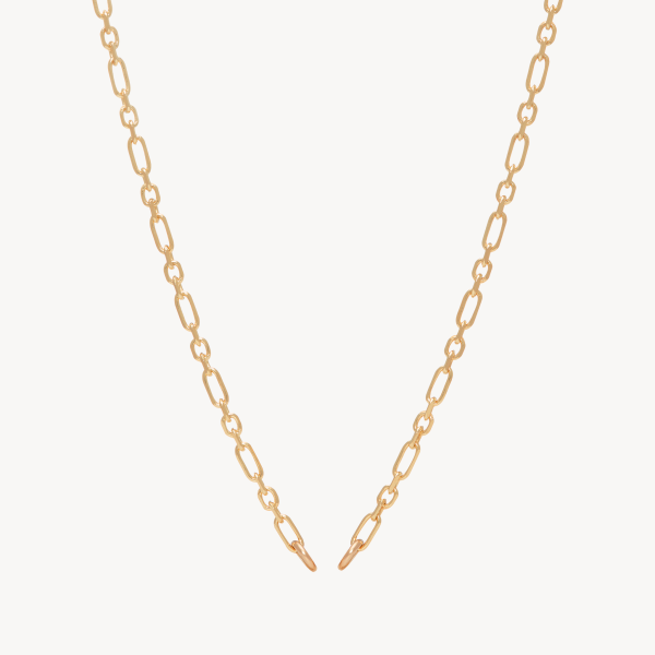 Figaro Charm Chain Necklace — Gold on Sale