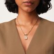 Figaro Charm Chain Necklace — Gold on Sale