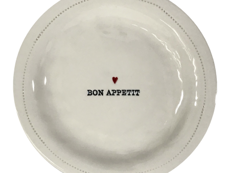 Bon Appetit.- Porcelain Round Online now