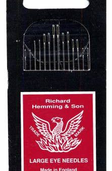 Hemming Crewel Needles - Size 3 9 for Back Basting Hot on Sale