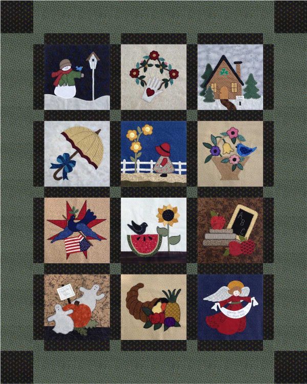 Seasonal Sampler Block of the Month Supply