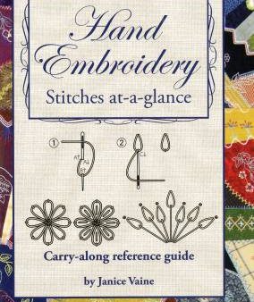 Hand Embroidery Stitches at-a-glance For Cheap