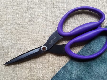 Perfect Scissors  by Karen Kay Buckley 7 1 2 inch Large Purple For Sale